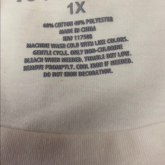 NEW “yes she can” graphic top T-shirt plus size - Picture 6 of 9